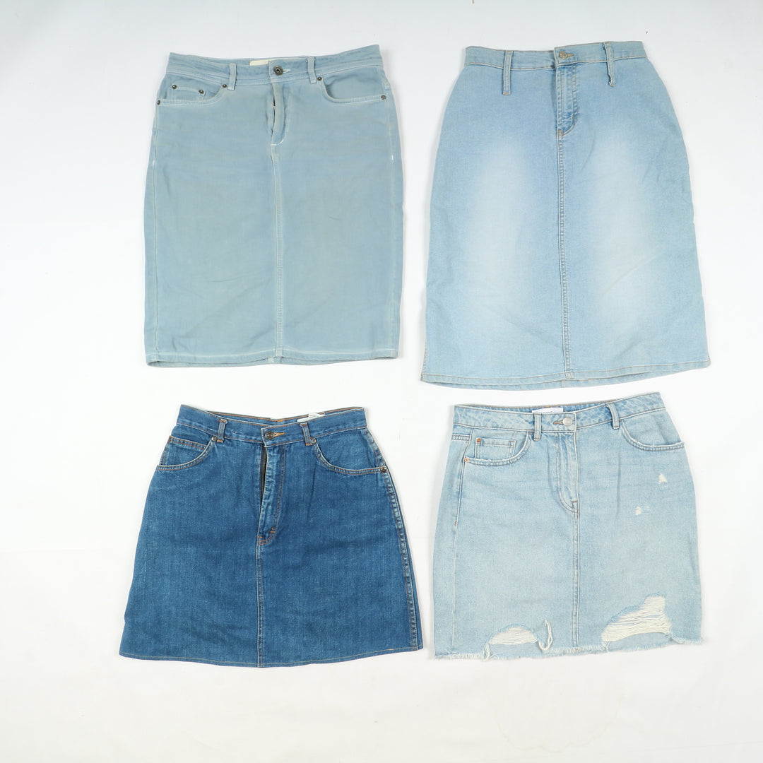 Gonne e mini gonne jeans donna box da 71pz donna