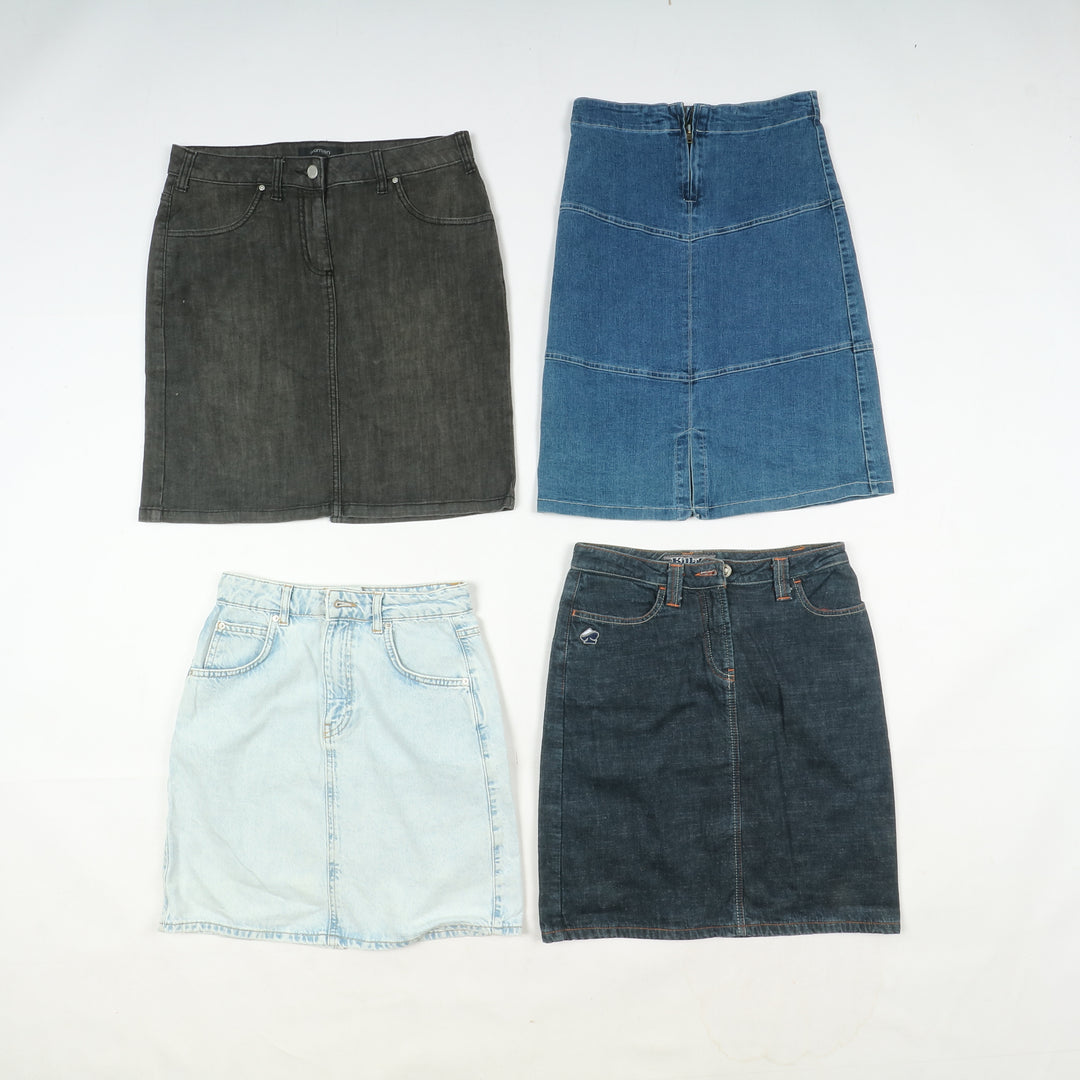 Gonne e mini gonne jeans donna box da 71pz donna
