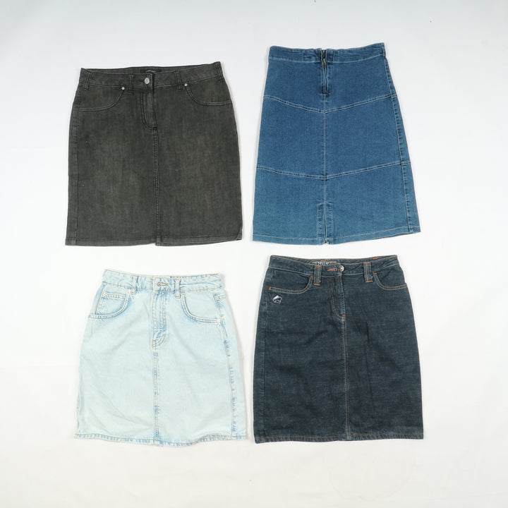Gonne e mini gonne jeans donna box da 71pz donna