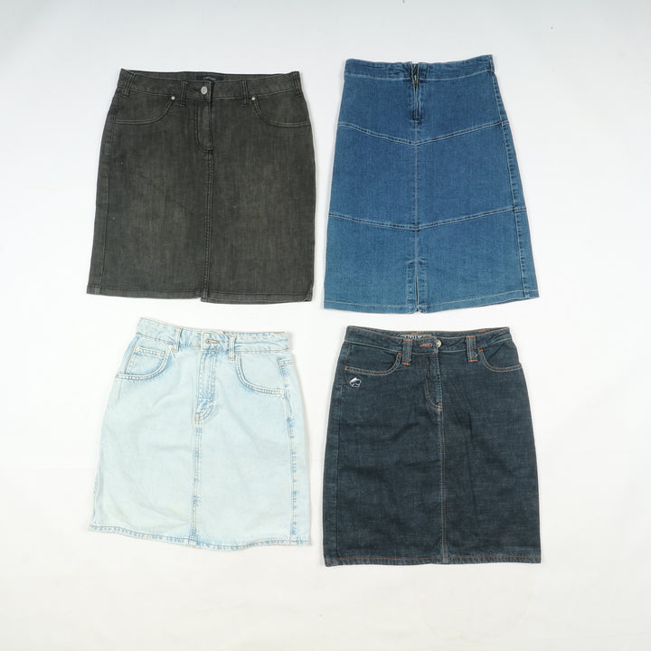 Gonne e mini gonne jeans donna box da 71pz donna