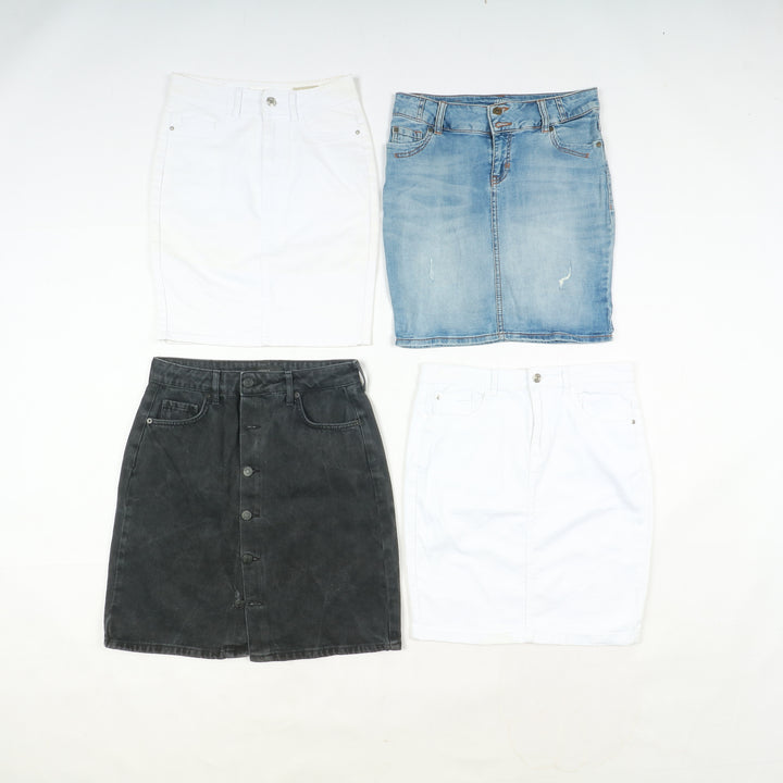 Gonne e mini gonne jeans donna box da 71pz donna