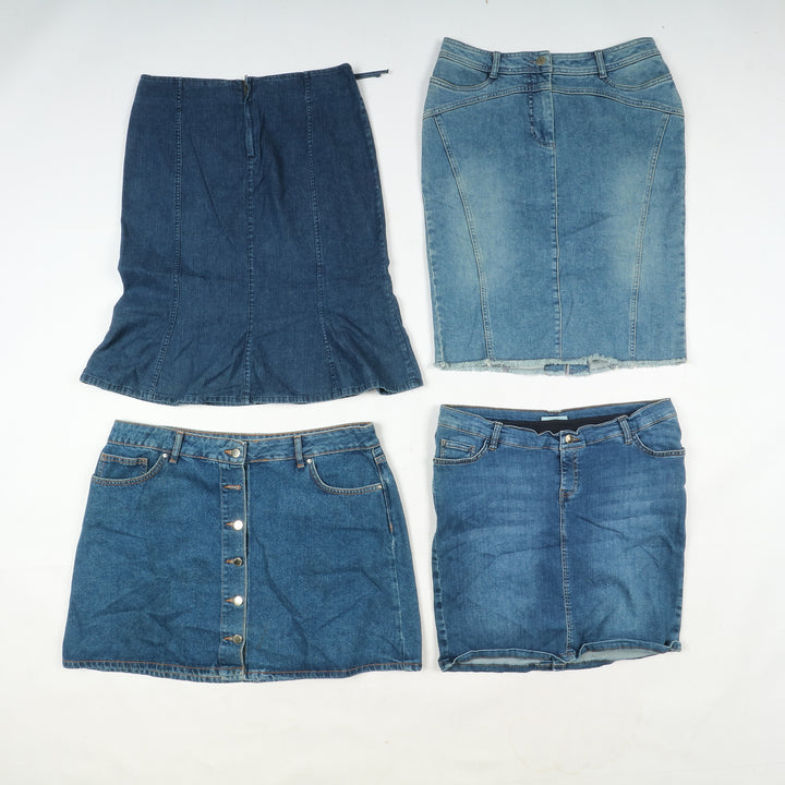 Gonne e mini gonne jeans donna box da 71pz donna
