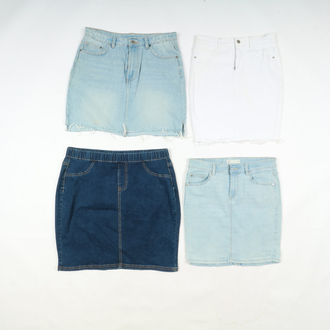 Gonne e mini gonne jeans donna box da 71pz donna