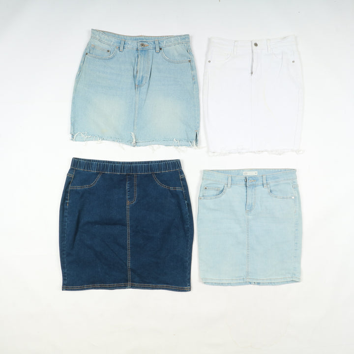 Gonne e mini gonne jeans donna box da 71pz donna