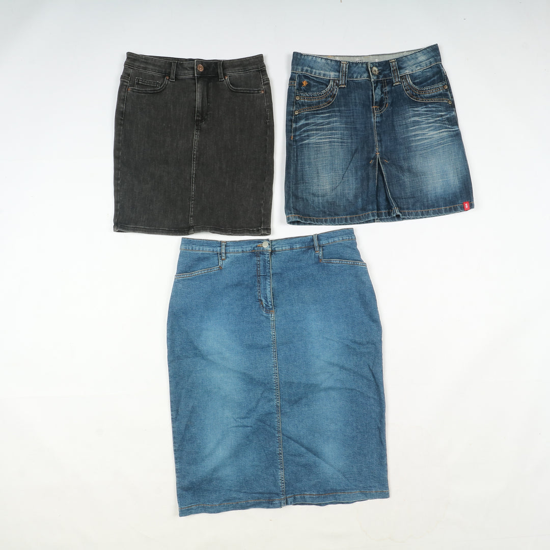 Gonne e mini gonne jeans donna box da 71pz donna