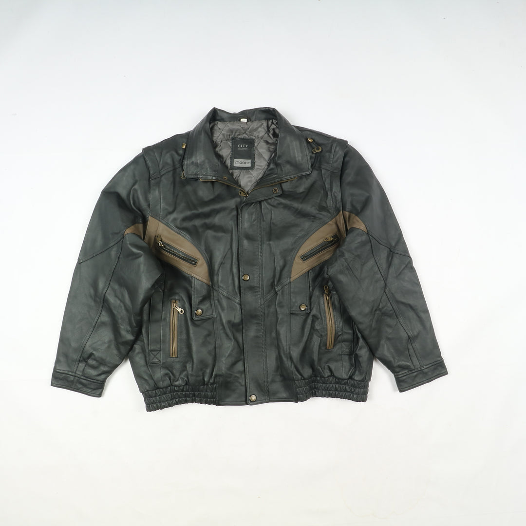 Box mix abbigliamento vintage in pelle Uomo e Donna 19 pz stock leather