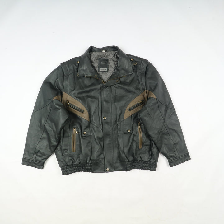 Box mix abbigliamento vintage in pelle Uomo e Donna 19 pz stock leather