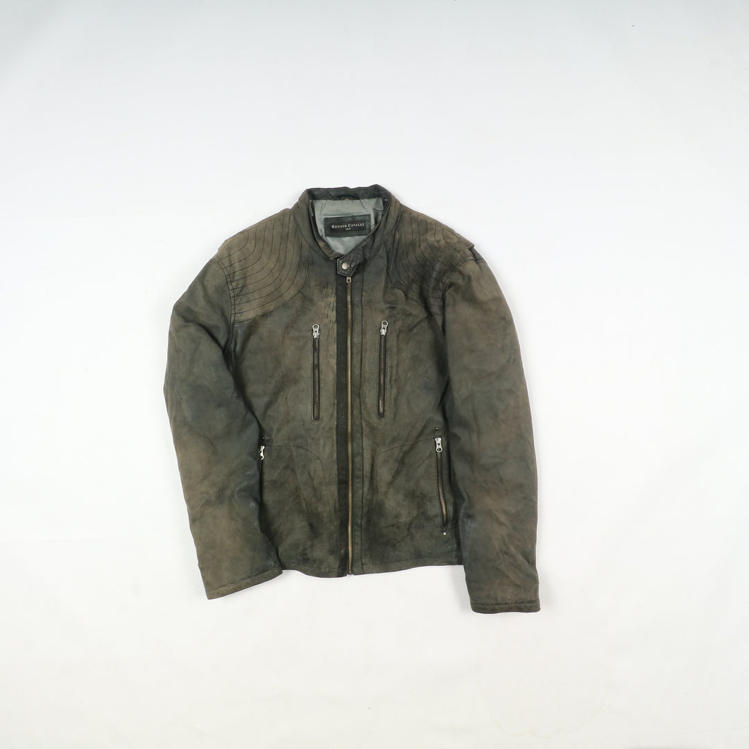 Box mix abbigliamento vintage in pelle Uomo e Donna 19 pz stock leather
