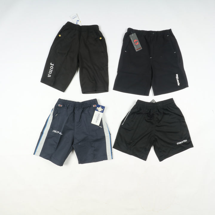 Pantaloncini da calcio bambino nuovi con cartellino 236pz Macron, Givova, Sportika, Royal