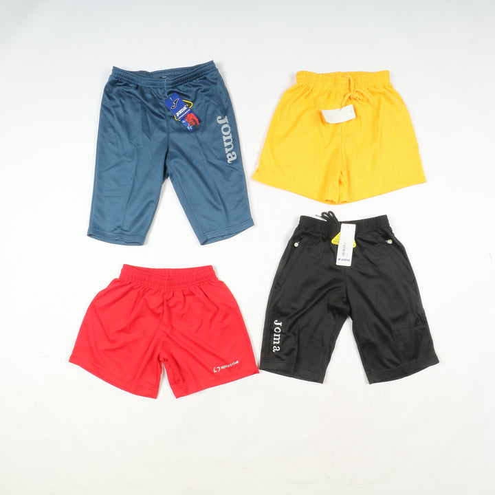 Pantaloncini da calcio bambino nuovi con cartellino 236pz Macron, Givova, Sportika, Royal