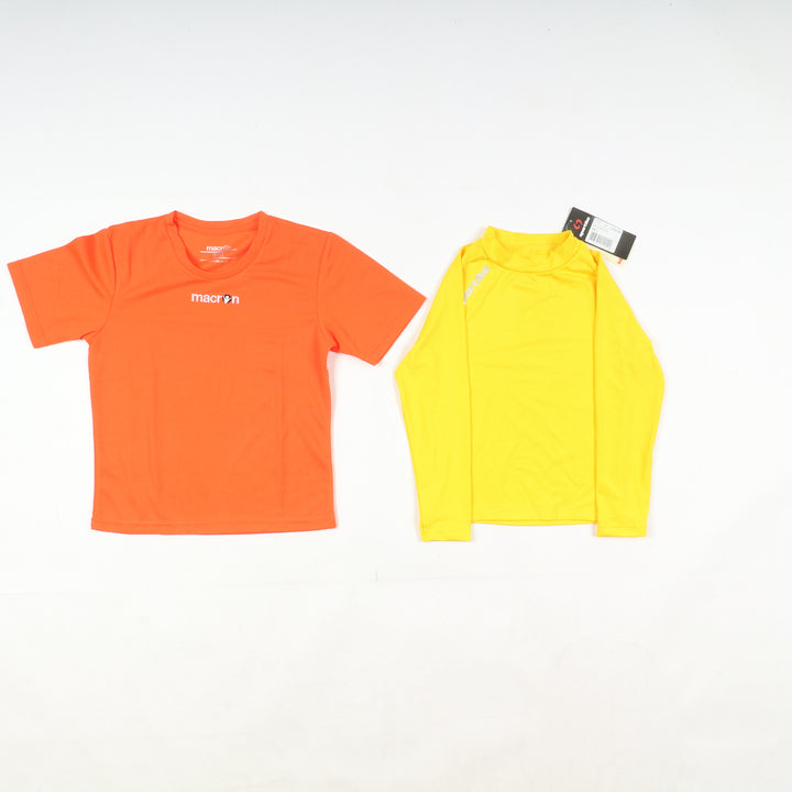 T-shirt magliette sportive calcio bambino nuove con cartellino 51pz