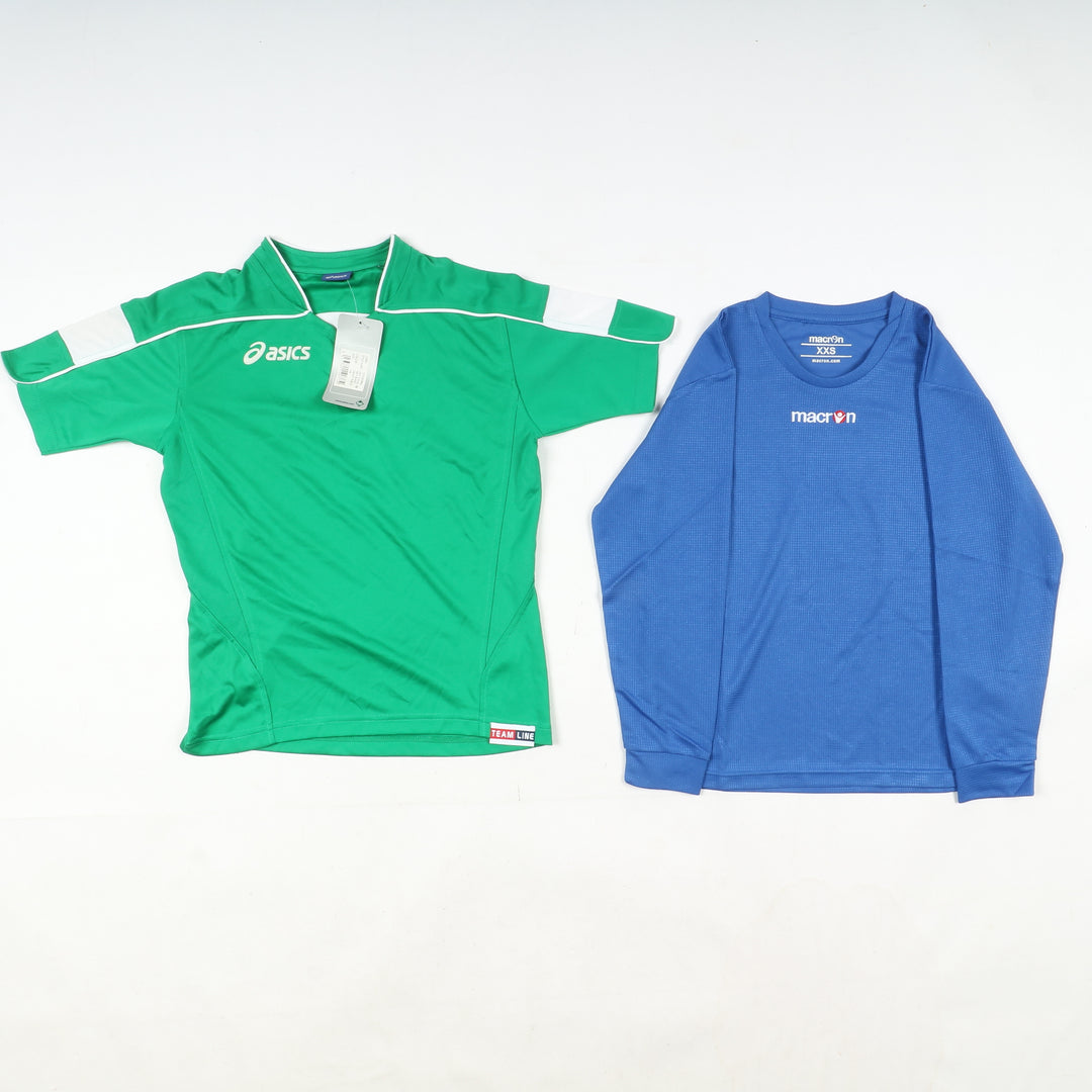 T-shirt magliette sportive calcio bambino nuove con cartellino 51pz