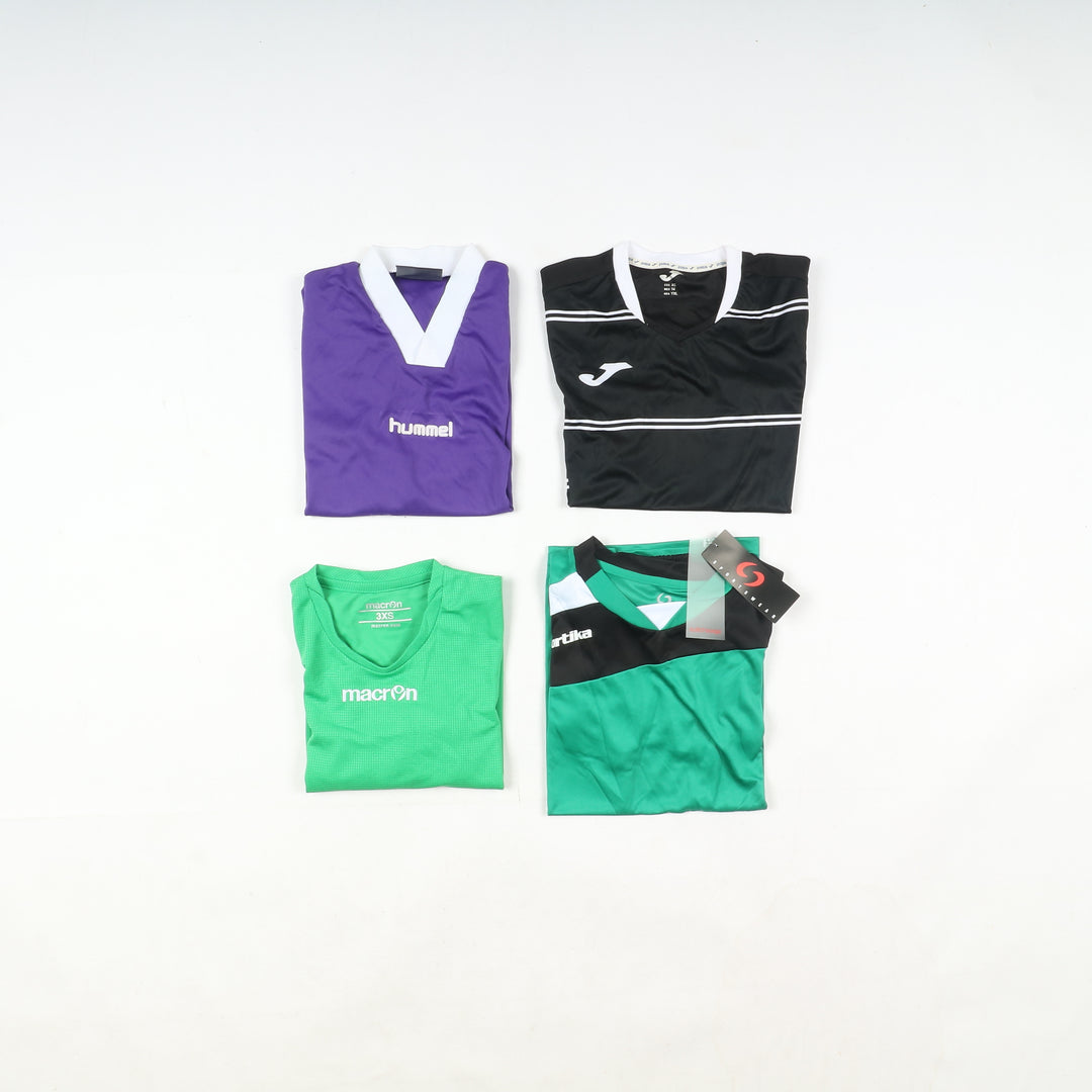 T-shirt magliette sportive calcio bambino nuove con cartellino 51pz