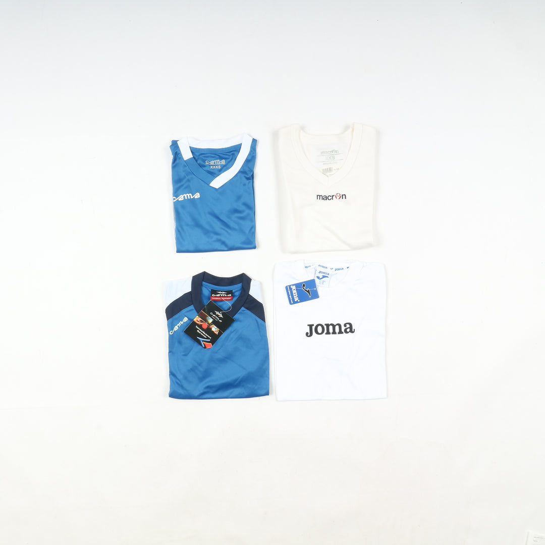 T-shirt magliette sportive calcio bambino nuove con cartellino 51pz