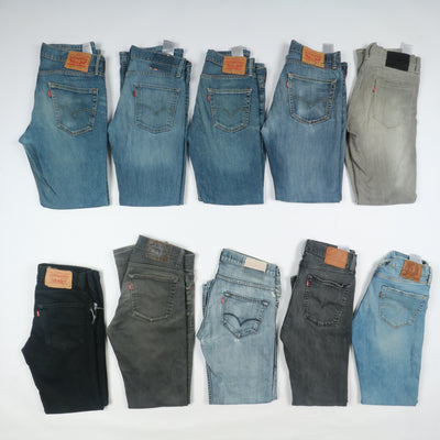 Levi's jeans denim slim e skinny uomo donna stock da 45 pz - Levis 511, 510, 504....