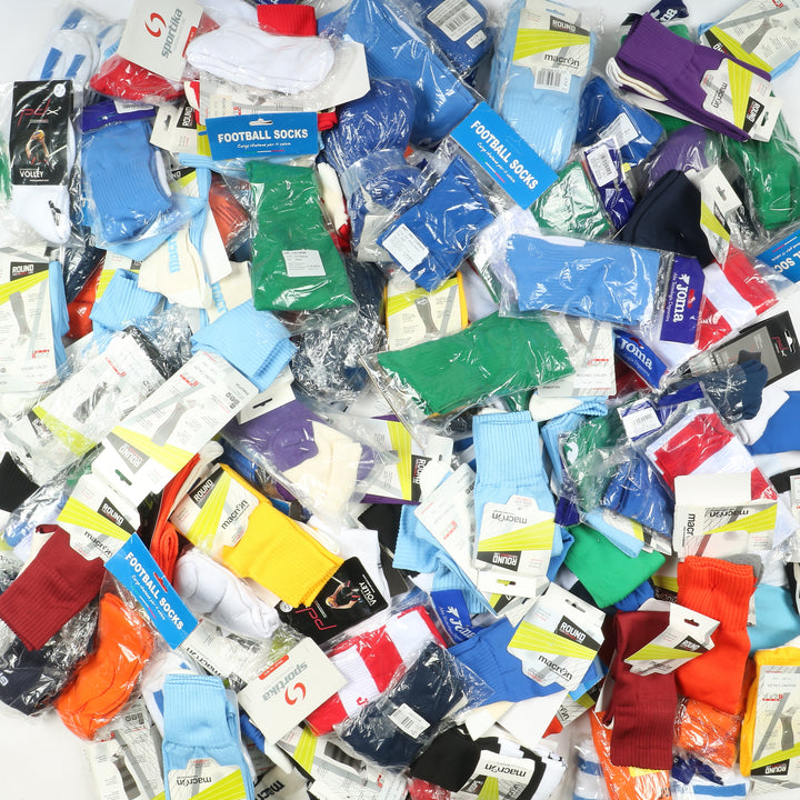 Stock calzini nuovi sportivi deadstock socks 127pz calcio football volley