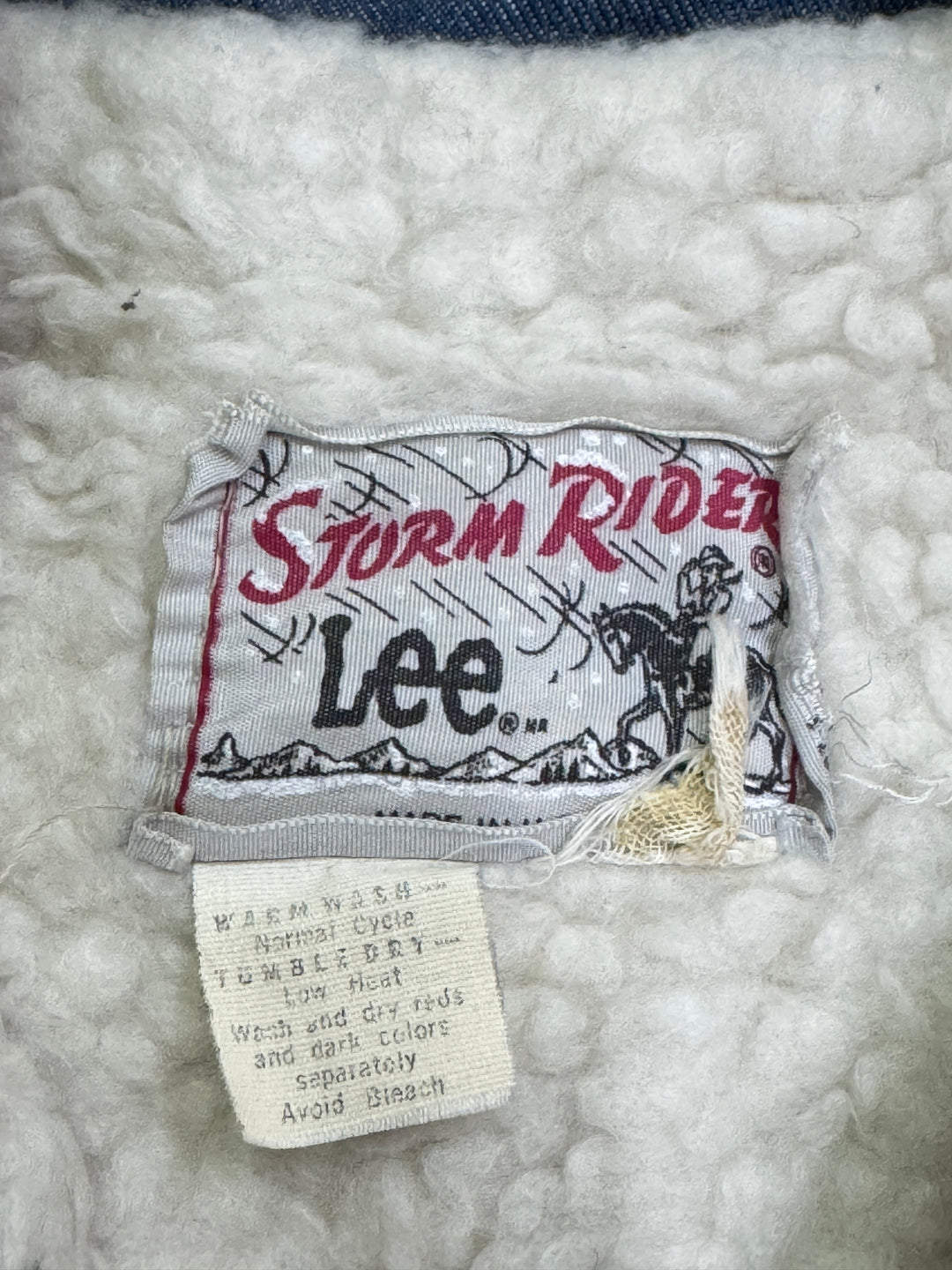 Lee Storm Rider sherpa jacket vintage anni 70' in ottimo stato