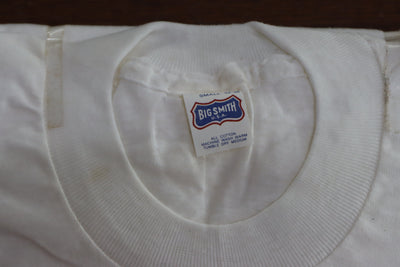 Copia del Big Smith made in USA t-shirt vintage box da 3pz bianca mezza manica nuova deadstock
