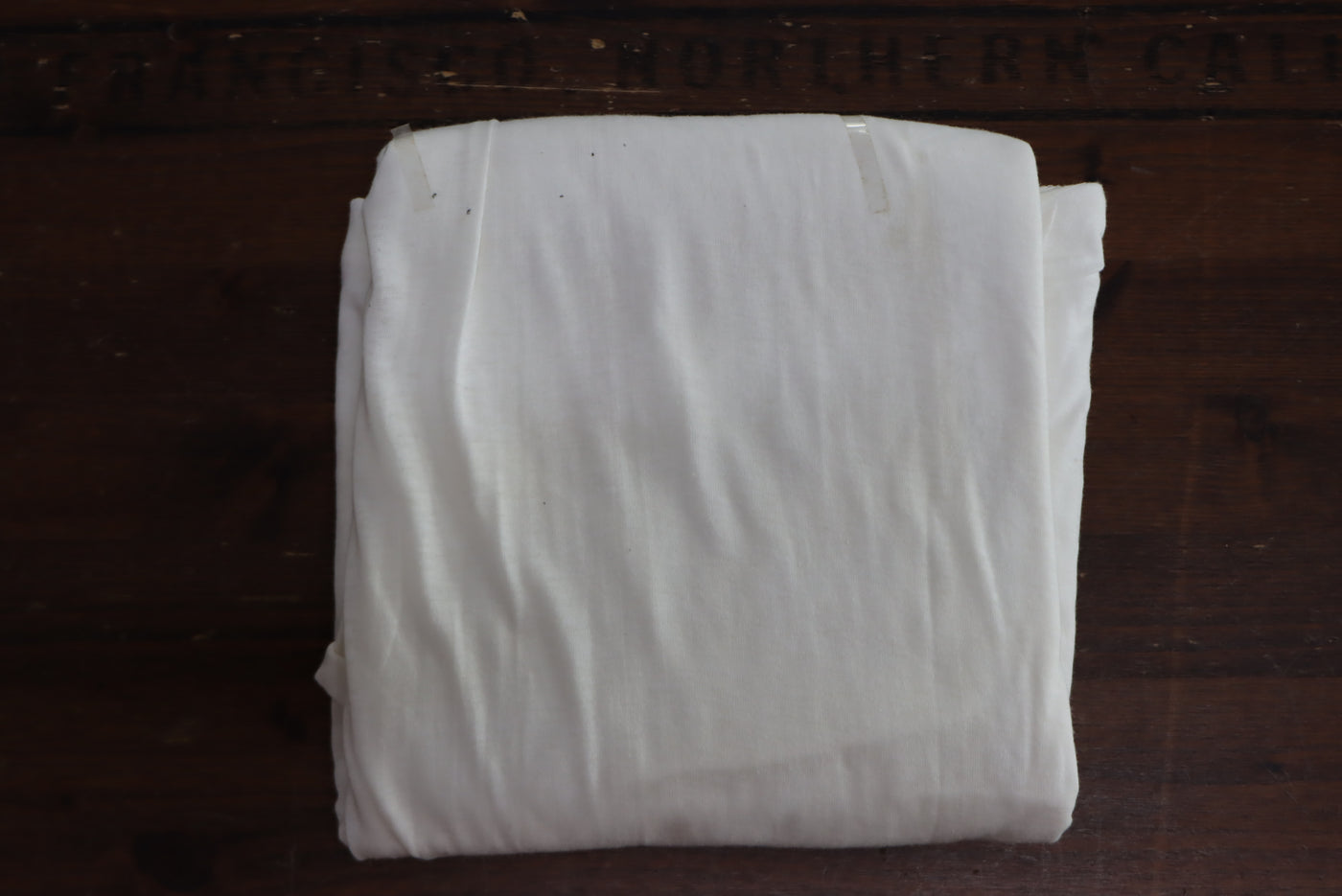 Big Smith made in USA t-shirt vintage box da 3pz bianca mezza manica nuova deadstock