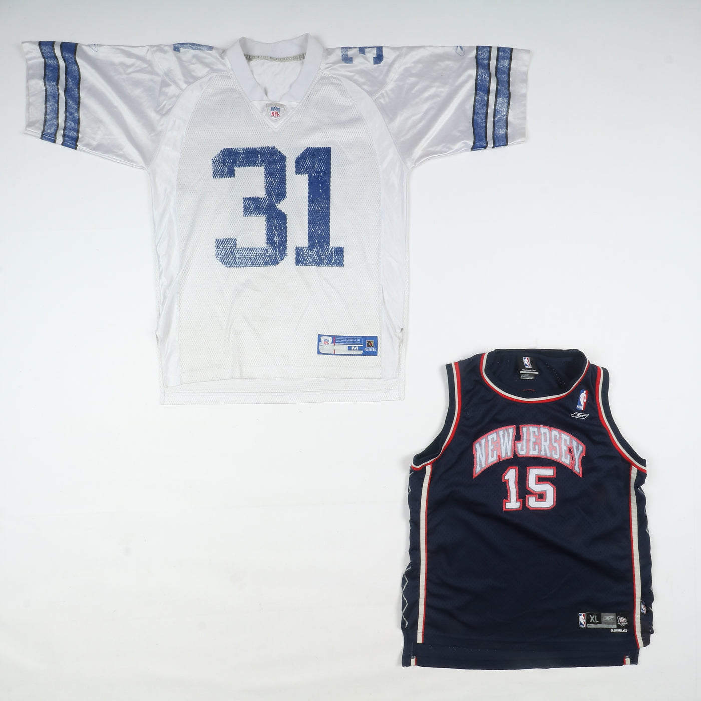 Maglie sportive vintage Football, Bastket, NBA, Hockey, Calcio.... Stock da 54pz