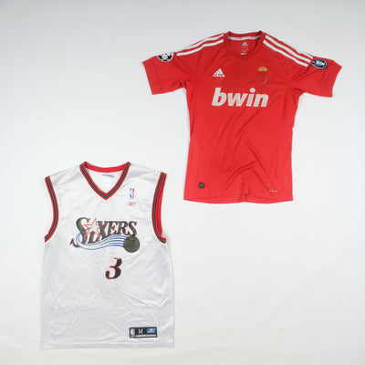 Maglie sportive vintage Football, Bastket, NBA, Hockey, Calcio.... Stock da 54pz