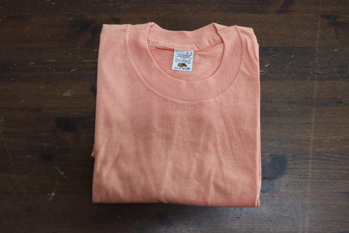 Fruit Of The Loom made in USA T-shirt Taglia S 4 vintage mezza manica nuova deadstock