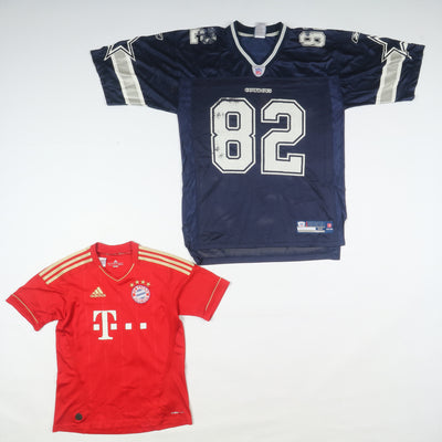 Maglie sportive vintage Football, Bastket, NBA, Hockey, Calcio.... Stock da 54pz