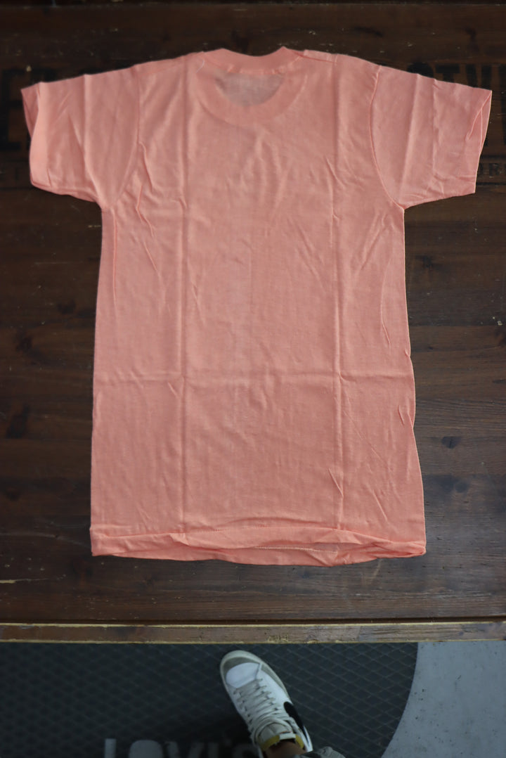 Fruit Of The Loom made in USA T-shirt Taglia S 4 vintage mezza manica nuova deadstock