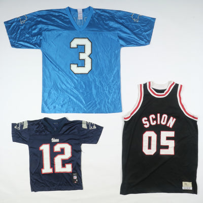 Maglie sportive vintage Football, Bastket, NBA, Hockey, Calcio.... Stock da 54pz
