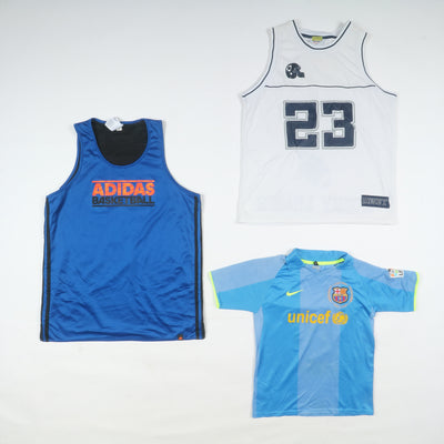 Maglie sportive vintage Football, Bastket, NBA, Hockey, Calcio.... Stock da 54pz