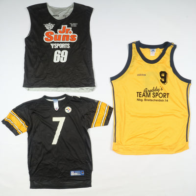 Maglie sportive vintage Football, Bastket, NBA, Hockey, Calcio.... Stock da 54pz