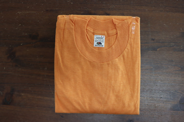 Fruit Of The Loom made in USA T-shirt Taglia S vintage mezza manica nuova deadstock