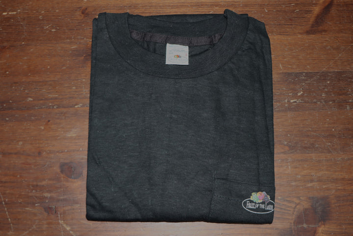 Fruit Of The Loom made in USA T-shirt Taglia S vintage mezza manica nuova deadstock