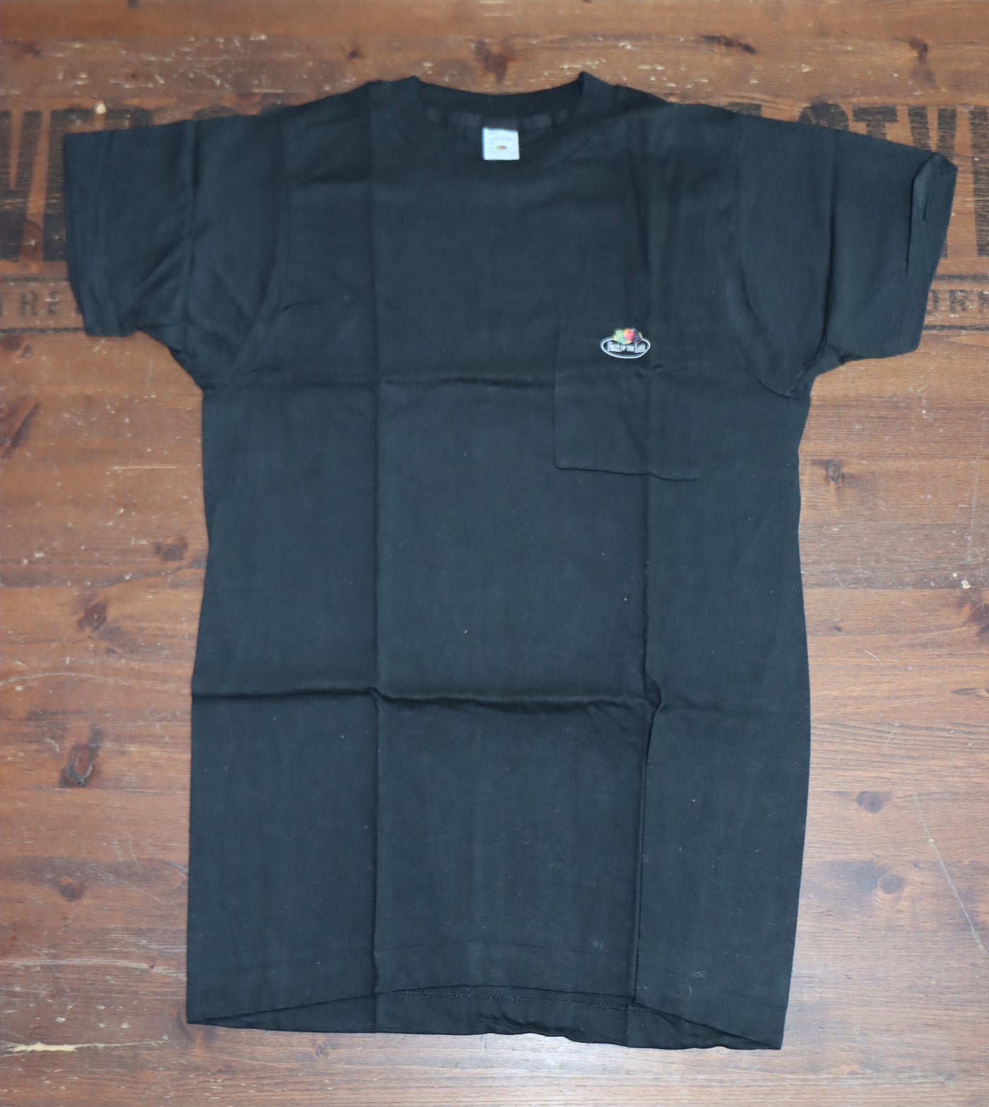Fruit Of The Loom made in USA T-shirt Taglia S vintage mezza manica nuova deadstock