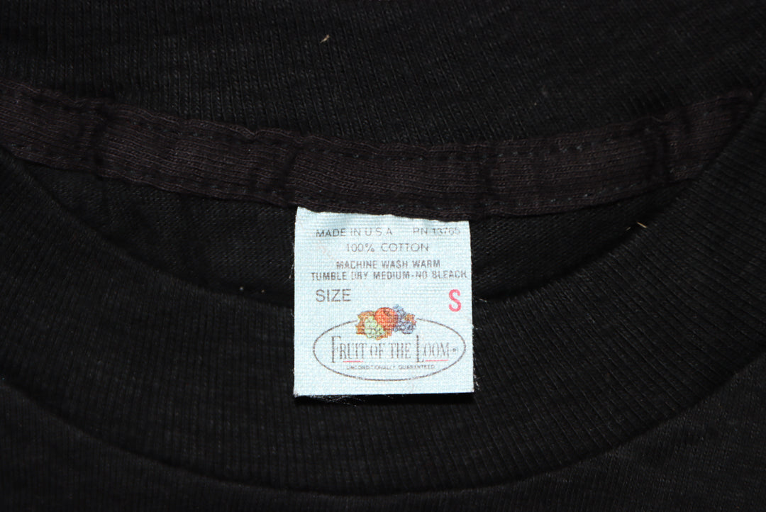 Fruit Of The Loom made in USA T-shirt Taglia S vintage mezza manica nuova deadstock