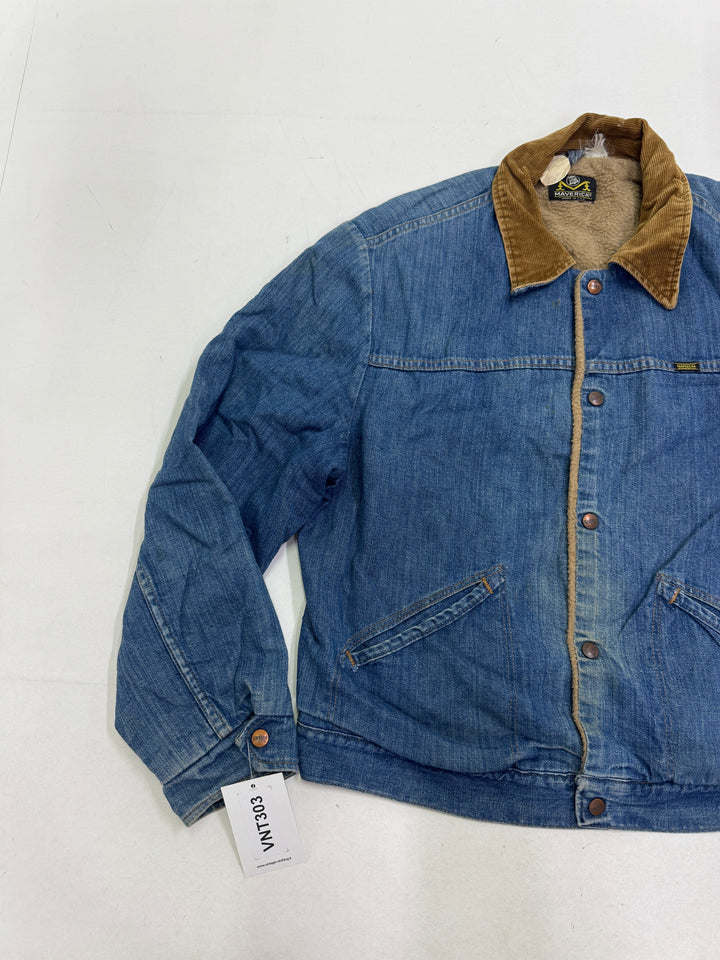 Mavaerick Blue Bell sherpa jacket Size 46 Made in USA