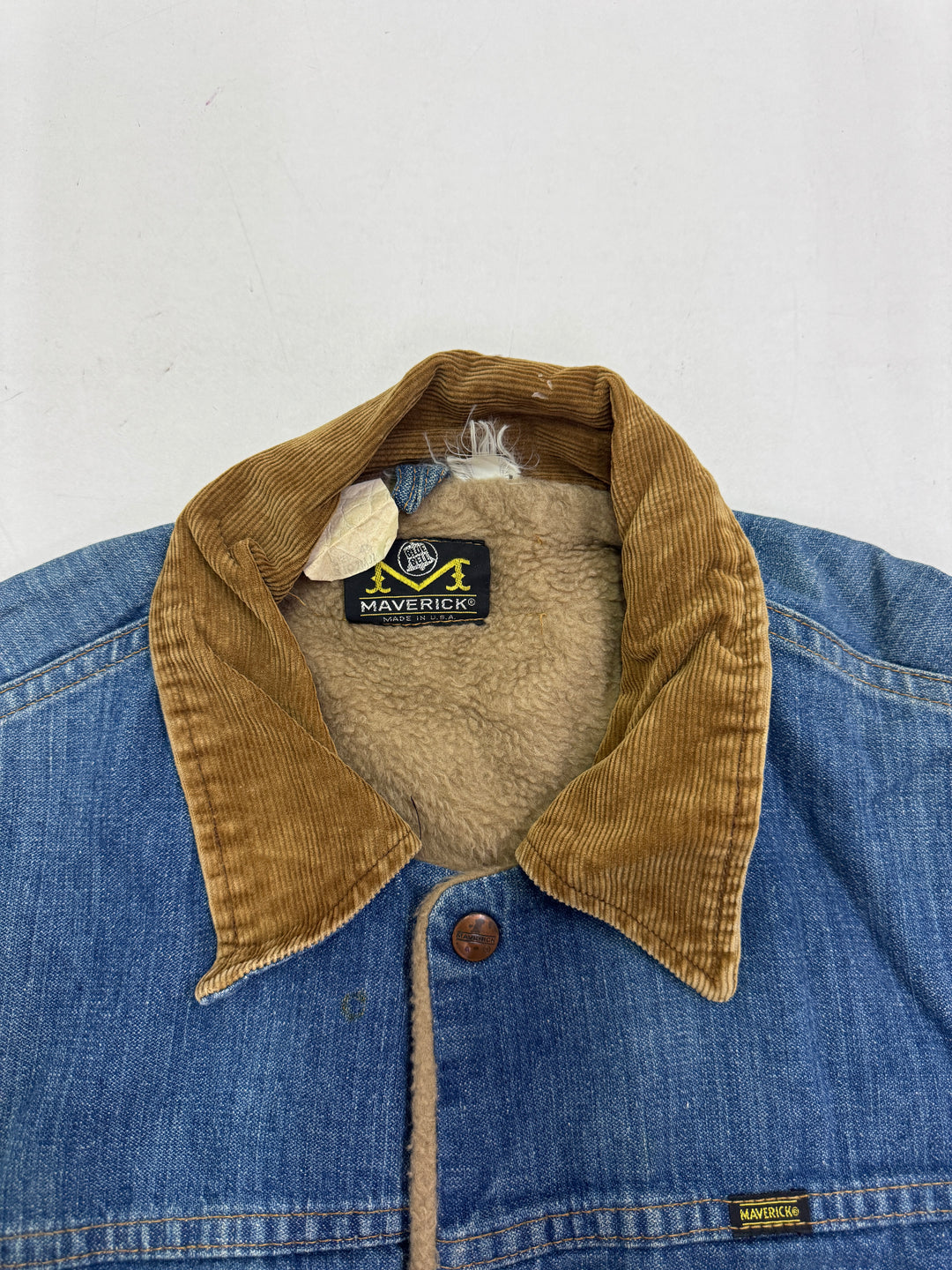 Mavaerick Blue Bell sherpa jacket Size 46 Made in USA