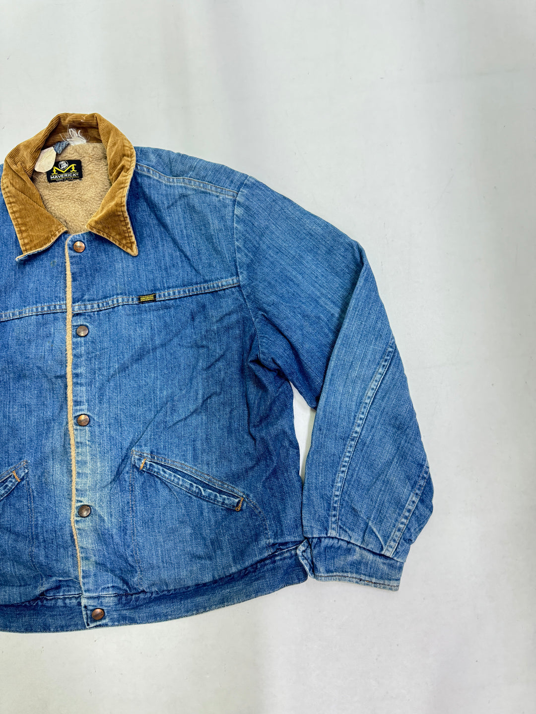 Mavaerick Blue Bell sherpa jacket Size 46 Made in USA