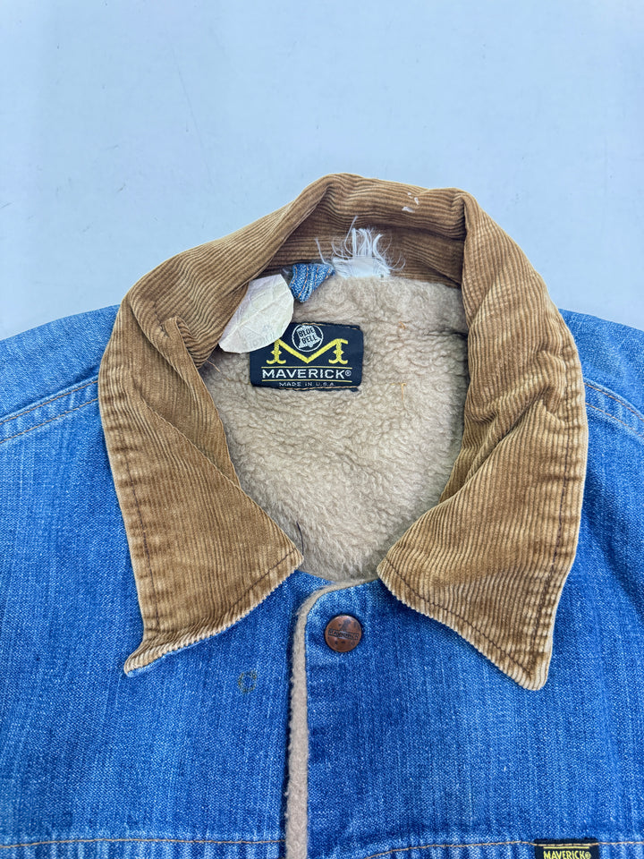 Mavaerick Blue Bell sherpa jacket Size 46 Made in USA
