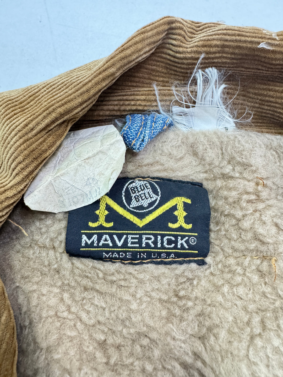 Mavaerick Blue Bell sherpa jacket Size 46 Made in USA