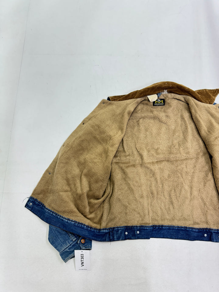 Mavaerick Blue Bell sherpa jacket Size 46 Made in USA