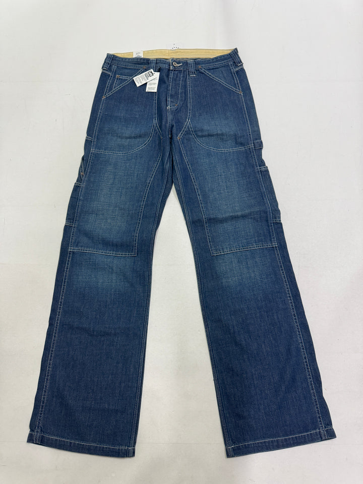 Lee Union Alls Brick Layer rivets W32 L34 cargo nuovo deadstock