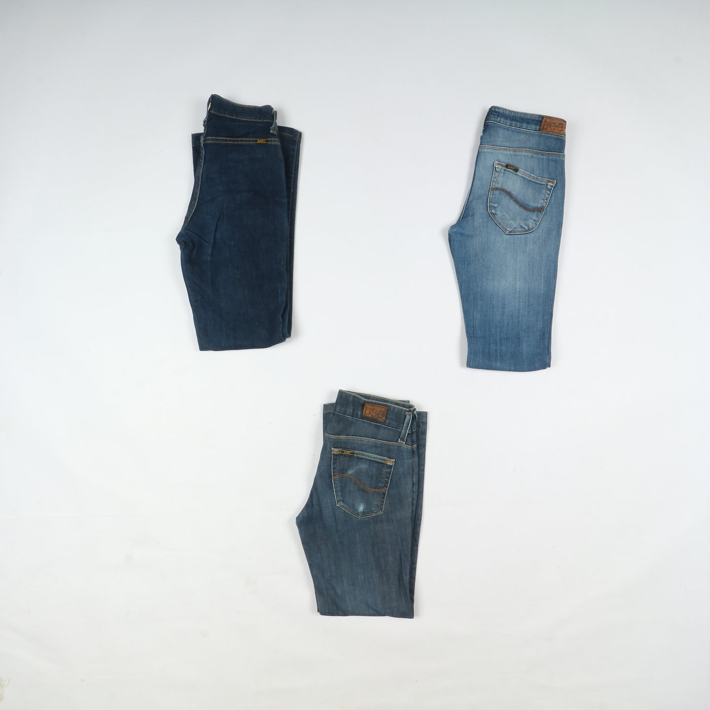 Lee e Wrangler jeans denim e nero Grado B Box da 35pz Donna