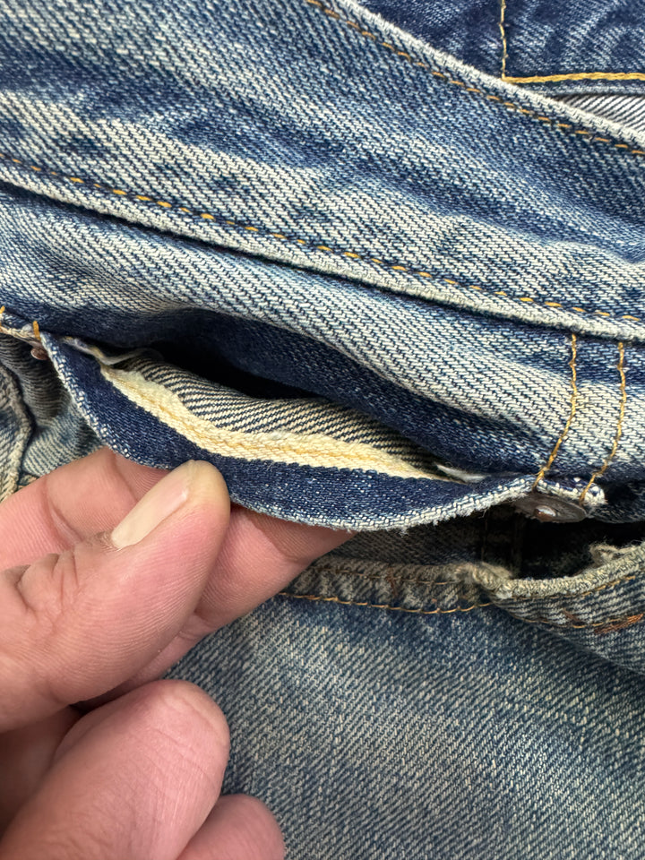 Levi's 501xx Big E W34 L36 RIVET'S selvedge Made in USA vintage jeans lvc cimosa