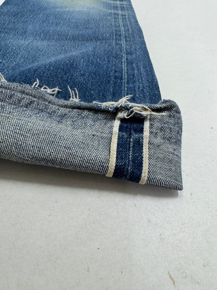 Levi's 501xx Big E W34 L36 RIVET'S selvedge Made in USA vintage jeans lvc cimosa
