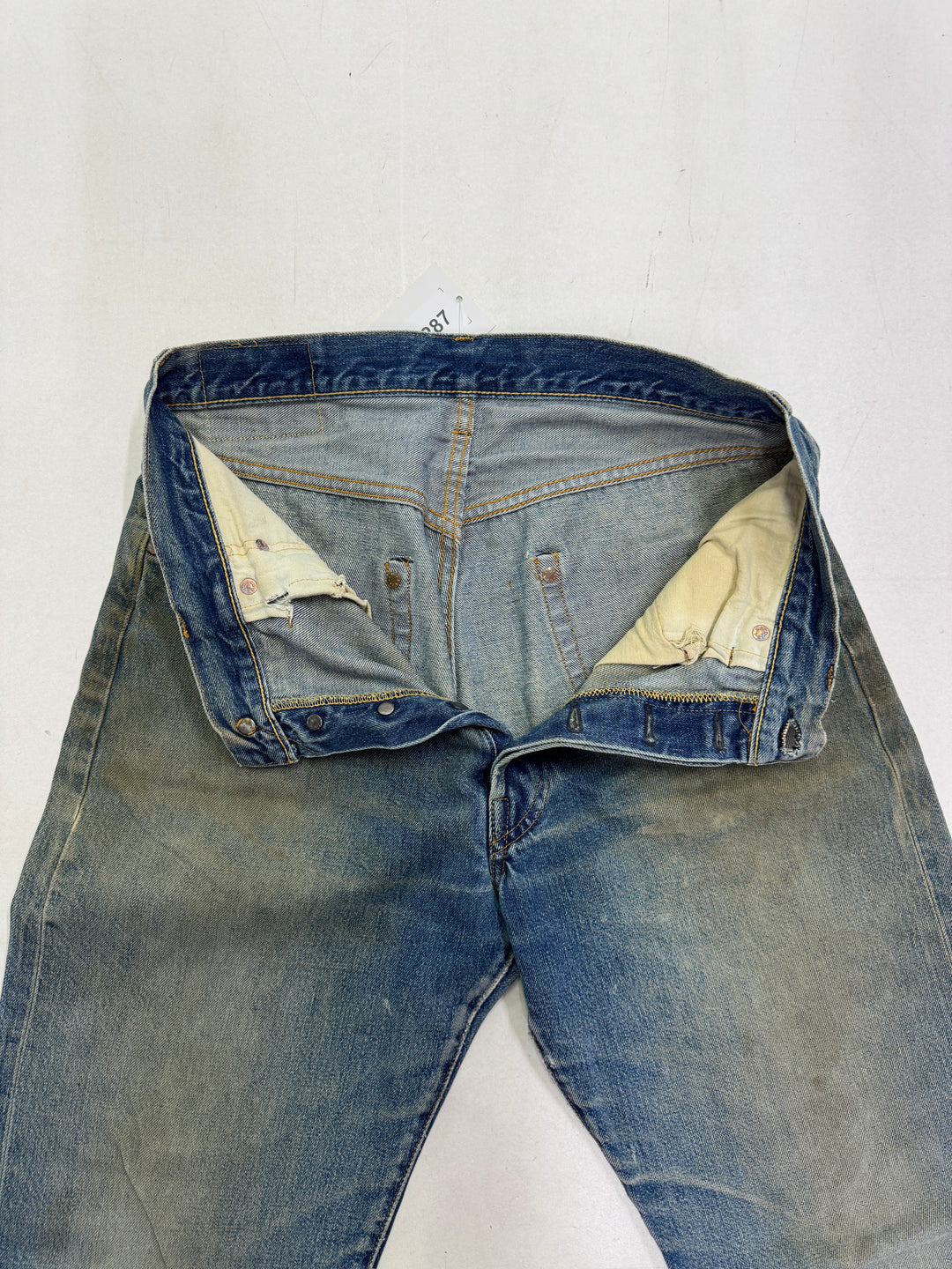 Levi's 501xx Big E W34 L36 RIVET'S selvedge Made in USA vintage jeans lvc cimosa