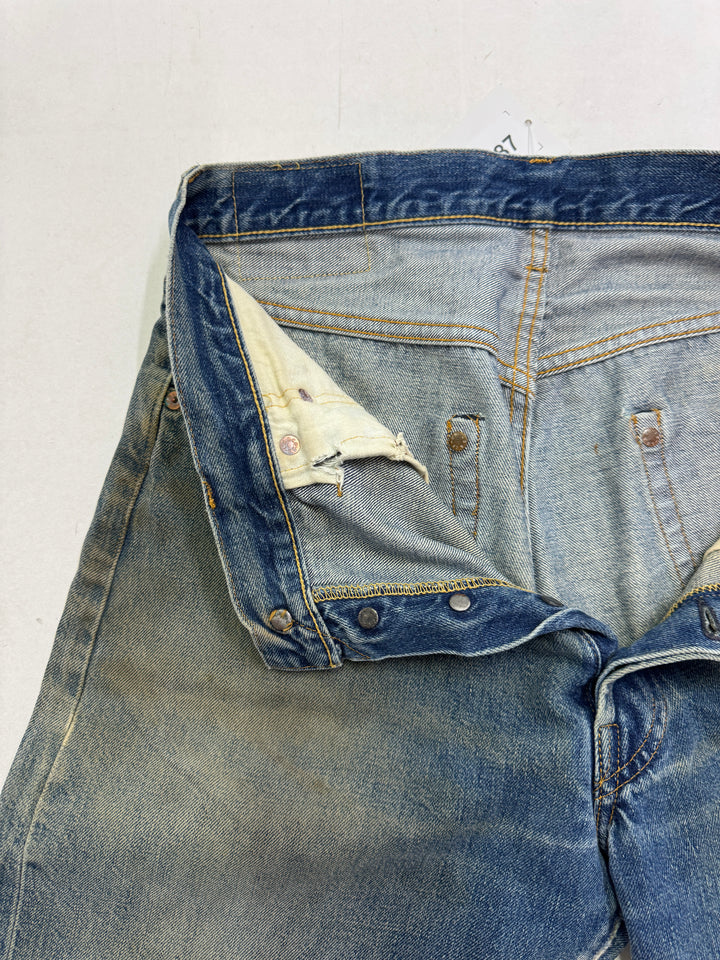 Levi's 501xx Big E W34 L36 RIVET'S selvedge Made in USA vintage jeans lvc cimosa