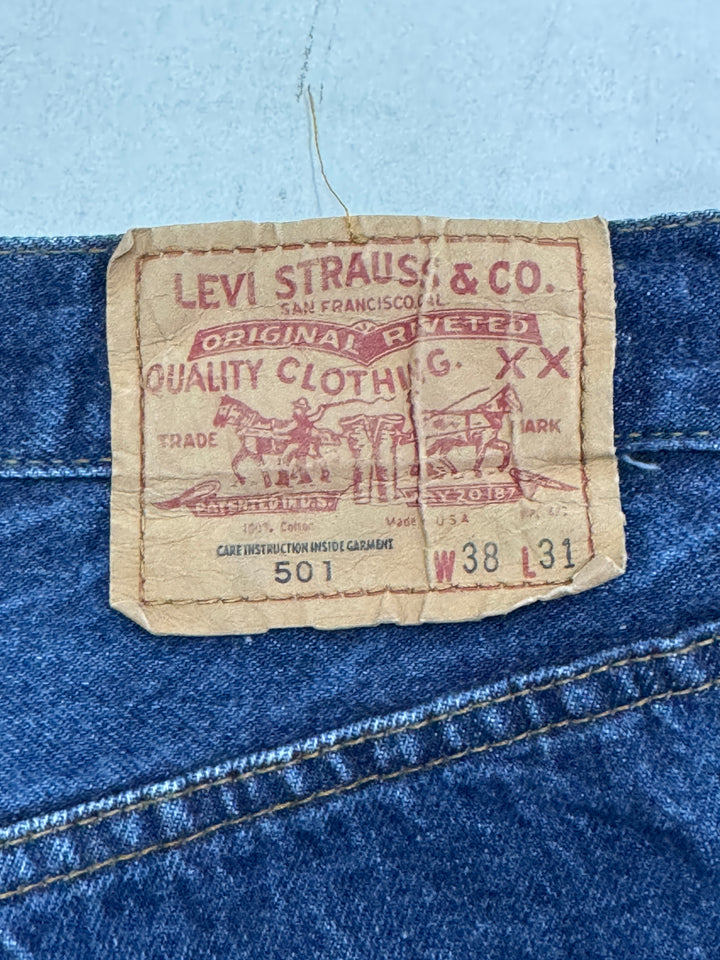 Levi's 501 selvedge W38 L31 Indigo vintage jeans denim lvc cimosa