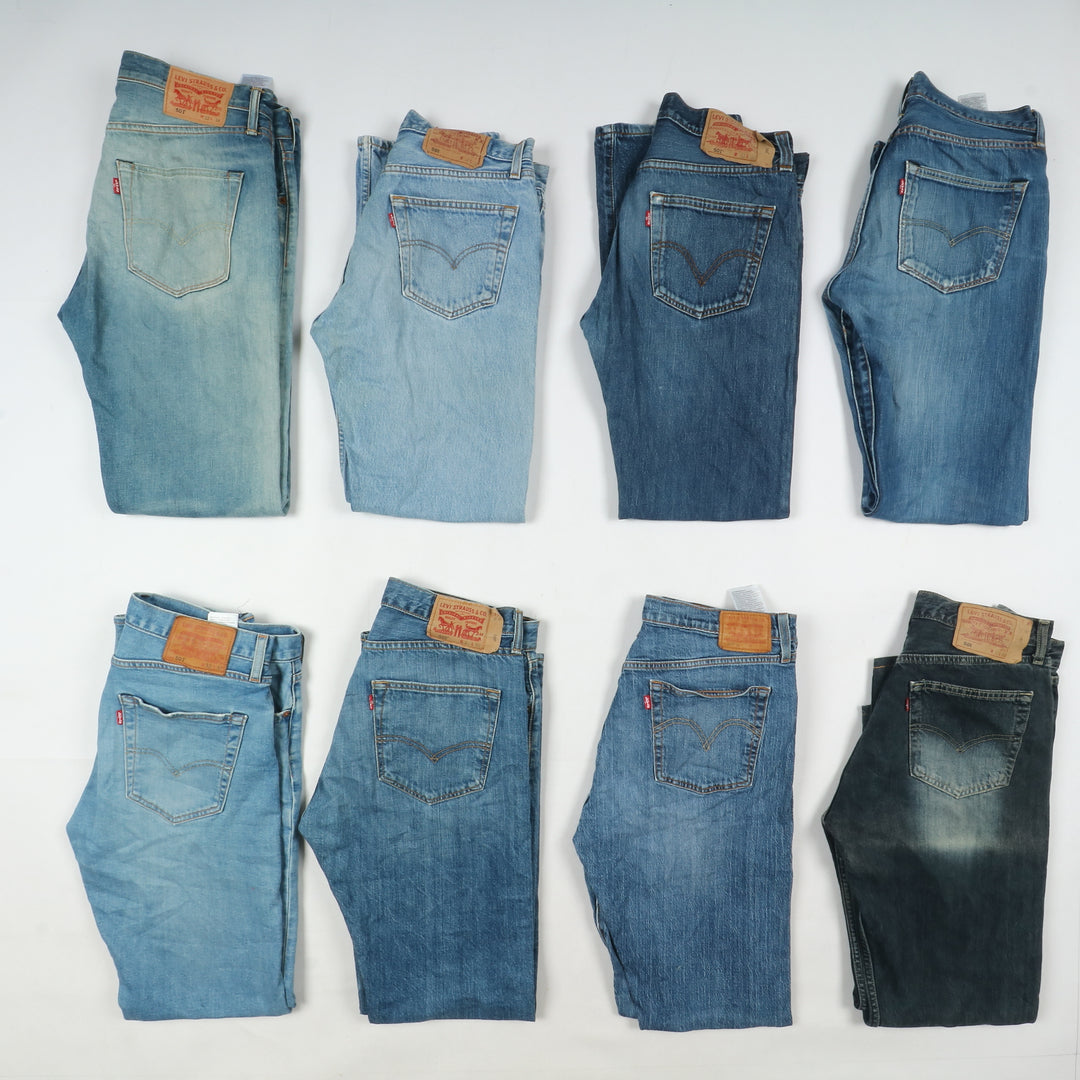 Levi's 501 Grado A+B, stock da 40pz denim e nero Uomo