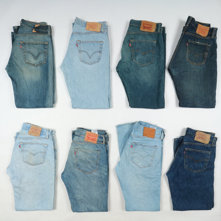 Levi's 501 Grado A+B, stock da 40pz denim e nero Uomo